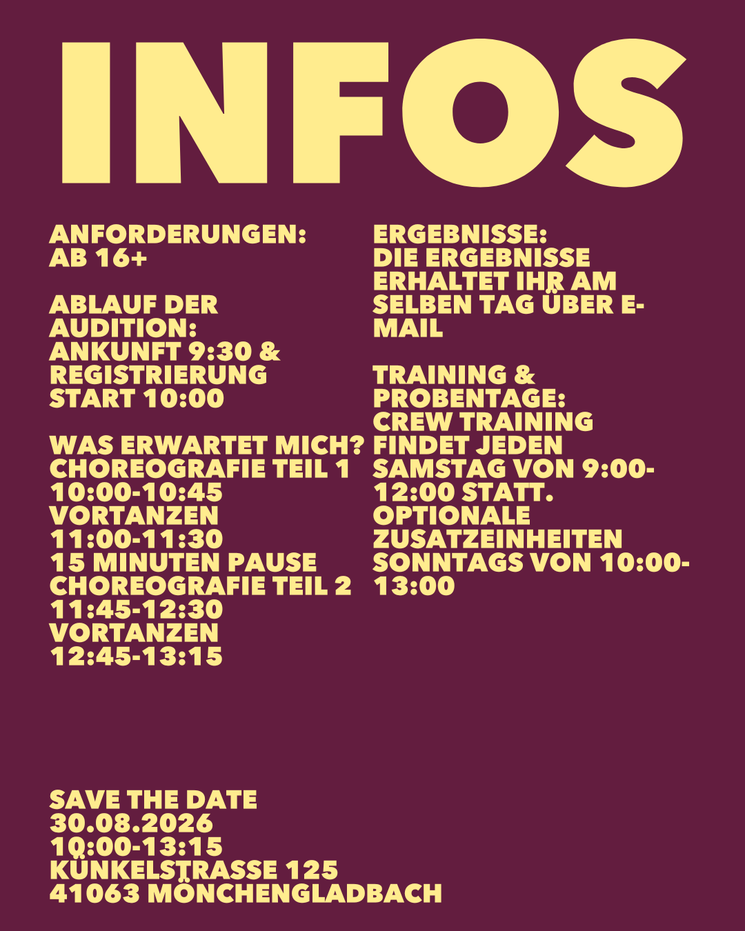 Audition R24 Insta Beitrag